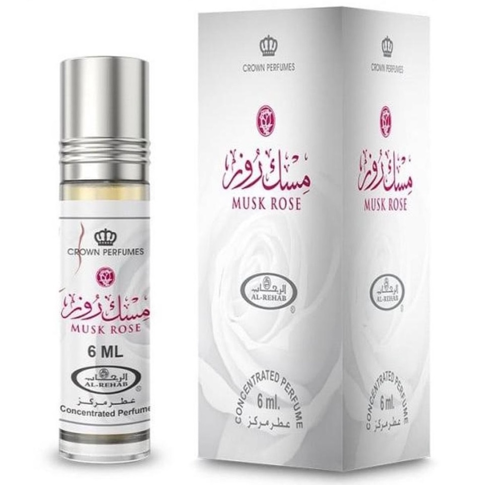 Musk Rose Roll-On Attar Oil by Al Rehab, Arabian Attar Oil NWT